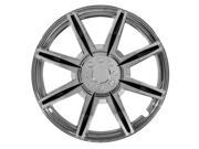Pilot 16 Chrome Wheel Cover 8 Spoke With Black Inserts WH541 16C BLK