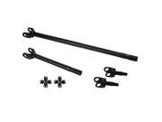 Alloy USA This chromoly front axle shaft kit from Alloy USA fits 03 06 Jeep TJ Wrangler Rubicons 05 06 LJ Wrangler Unlimited Rubicons with a Dana 44 front axl