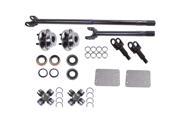 Alloy USA This front axle shaft conversion kit from Alloy USA fits 84 91 Jeep XJ Cherokees and 87 95 YJ Wranglers with a Dana 30 front axle. 12231
