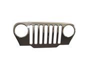 Omix ada This chrome grille overlay from Rugged Ridge fits 97 06 Jeep TJ and LJ Wranglers. 12033.01