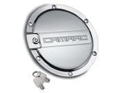 T REX 2010 2012 Chevrolet Camaro Defenderworx Locking Gas Door w CAMARO Brushed BRUSHED 6910063