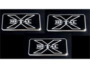T REX X METAL Series Body Side Badges 3 Pc Black Machine BLACK MACH 6700033