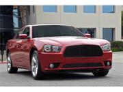 T REX 2011 2011 Dodge Charger Billet Grille 1 Pc with Frame Replaces OE Grille All Black BLACK 20442B