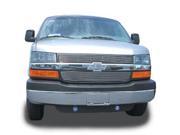 T REX 2003 2012 Chevrolet Express Van Billet Grille Overlay Bolt On 2 Pc 8 11 Bars POLISHED 21126