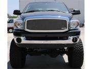 T REX 2006 2008 Dodge Ram PU Upper Class Polished Stainless Mesh Grille 1 Pc Full Open Requires cutting factory cross bars in OE grille POLISHED 54459