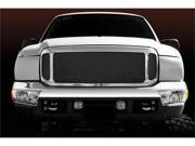 T REX 1999 2004 Ford Super Duty Excursion Upper Class Mesh Grille Mesh Only No Frame All Black BLACK 51571