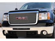 T REX 2007 2010 GMC Sierra 2500HD 3501 Sport Series Formed Mesh Grille Stainless Steel Triple Chrome Plated w Logo Opening CHROME 44207