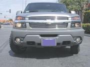 T REX 2002 2006 Chevrolet Avalanche W Body Cladding Billet Grille Overlay Bolt On 2 Pc 7 11 Bars POLISHED 21085