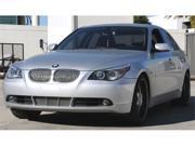 T REX 2006 2008 BMW 5 Series Sedan Sport Series Formed Stainless Steel Mesh Grille with thin SS Frame Triple Chrome Plated 2 Pc CHROME 44995