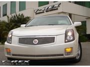 T REX 2003 2007 Cadillac CTS Upper Class Polished Stainless Mesh Grille with Recessed Logo Area Includes Polished Logo Plate to Re Install OE Cadillac Grille