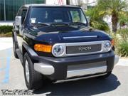 T REX 2007 2012 Toyota FJ Cruiser Billet Grille Overlay Bolt On with logo Opening 12 Bars POLISHED 21932
