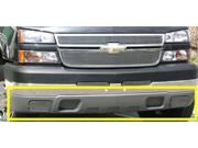 T REX 2003 2006 Chevrolet Silverado All Models Bumper Air Dam Fog Lamps Billet Insert 2 Pc Fog Lamps Must be removed POLISHED 25101