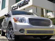 T REX 2007 2010 Dodge Caliber Except SRT Bumper Billet Grille Insert 2 Pc Except SRT Models POLISHED 25477