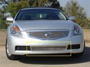 T REX 2008 2009 Nissan Altima Coupe Upper Class Polished Stainless Bumper Mesh Grille POLISHED 55769