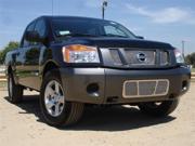 T REX 2008 2012 Nissan Titan Upper Class Polished Stainless Mesh Grille 3 Pc w Logo Opening POLISHED 54781