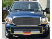T REX 2006 2008 Dodge Ram PU Laramie Bumper Billet Grille Insert Full Opening Remove Hooks POLISHED 25467