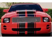 T REX 2005 2009 Ford Mustang LX Models Without Pony Package Upper Class Polished Stainless Mesh Grille With Formed Mesh Center No Mustang Logo POLISHED 54