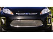 T REX 2011 2011 Ford Fiesta Upper Class Polished Stainless Bumper Mesh Grille 2 Pc Side Openings POLISHED 11588