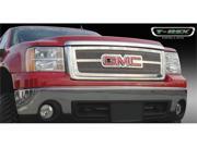 T REX 2007 2012 GMC Sierra 1500 Upper Class Polished Stainless Mesh Grille Overlay w Logo Opening POLISHED 54204