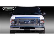 T REX 2008 2011 Ford Econoline XLT Upper Class Polished Stainless Mesh Grille 6 Pc POLISHED 54501