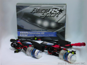 Race Sport 9004 8K BI SLIM 8000K HID Conversion Kit w Dual Beam Bulbs Slim AC Ballasts European Blue