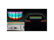 Race Sport led rgb sound activated window decal equalizer 35 x10 RS 3FT EQ 5C