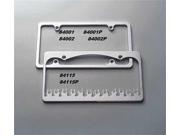 All Sales 84115P License Plate Frames