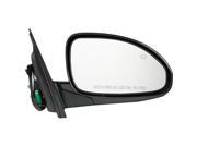 Pilot 08 10 Buick Enclave w Memory w Power Folding Power Heated Mirror Right Black Smooth Textured BK819410BR