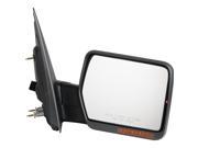 Pilot 04 08 Ford F 150 w Amber Reflector w Amber Signal Lens Power Heated Mirror Right Black Textured FD959410ERP
