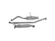 DC Sports S.S. Single Canister Cat Back Exhaust SCS7025 Polished
