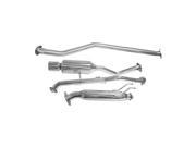 DC Sports S.S. Cat Back Exhaust SCS7027 Polished