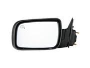 Pilot 08 09 Mercury Sable w Memory w Puddle Lamp Power Heated Mirror Left Stain Chrome Black Smooth Textured MC459410AL