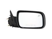 Pilot 08 09 Mercury Sable w Memory w Puddle Lamp Power Heated Mirror Right Stain Chrome Black Smooth Textured MC459410AR