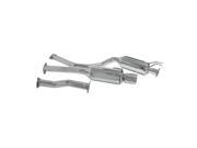 DC Sports S.S. Single Canister Cat Back Exhaust SCS7040 Polished