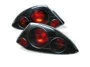 Spyder Auto Mitsubishi Eclipse 00 02 Euro Tail Lights Black ALT YD ME00 BK