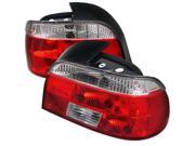 Spyder Auto BMW E39 5 Series 97 00 Crystal Tail Lights Red Clear ALT YD BE3997 RC
