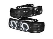 Spyder Auto Chevy Silverado 1500/2500/3500 99-02 / Chevy Suburban 1500/2500 00-06 / Chevy Tahoe 00-06 CCFL LED ( Replaceable LEDs ) Projector Headlights - Smoke Spyder Auto Chevy Silverado 1500/2500/3500 99-02 / Chevy Suburban 1500/2500 00-06 / Chevy Tahoe 00-06 CCFL LED ( Replaceable LEDs ) Projector Headlights - Smoke