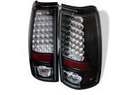 Spyder Auto Chevy Silverado 1500 2500 3500 03 06 GMC Sierra 1500 2500 3500 03 06 LED Tail Lights Black ALT YD CS03 LED BK