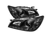 Spyder Auto Lexus IS300 01 05 HID Type DRL LED Projector Headlights Black PRO YD LIS01 HID DRL BK
