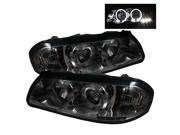Spyder Auto Chevy Impala 00 05 Halo LED Non Replaceable LEDs Projector Headlights Smoke PRO YD CHIP00 HL SM