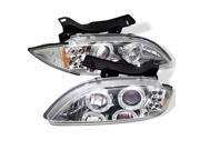 Spyder Auto Chevy Cavalier 95 99 Halo LED Replaceable LEDs Projector Headlights Chrome PRO YD CCAV95 C