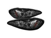 Spyder Auto Pontiac Grand AM 99 05 Halo LED Replaceable LEDs Projector Headlights Smoke PRO YD PGAM99 HL SM