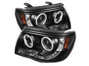 Spyder Auto Toyota Tacoma 05 10 CCFL LED Replaceable LEDs Projector Headlights Black PRO YD TT05 CCFL BK