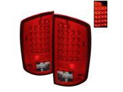 Spyder Auto Dodge Ram 1500 2500 3500 02 06 LED Tail Lights Red Clear ALT YD DRAM02 LED RC