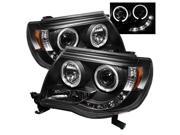 Spyder Auto Toyota Tacoma 05 10 Halo LED Replaceable LEDs Projector Headlights Black PRO YD TT05 HL BK