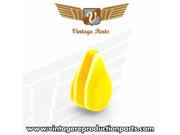 Vintage Yellow Small Tear Shape Dash Knob VPAKN01YL