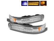 Spyder Auto Chevy Silverado 99-02 LED Amber Bumper Lights - Chrome 5014573 Spyder Auto Chevy Silverado 99-02 LED Amber Bumper Lights - Chrome 5014573
