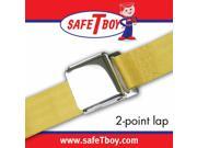 Safe Tboy 2pt Peach Lap Belt Airplane Buckle Each STBSB2LAPE
