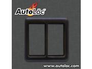 Autoloc Switch Bezel Frame For 2 Switches AUTCASEU