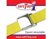 Safe Tboy 2pt Yellow Retractable Airplane buckle Each STBSB2RAYL